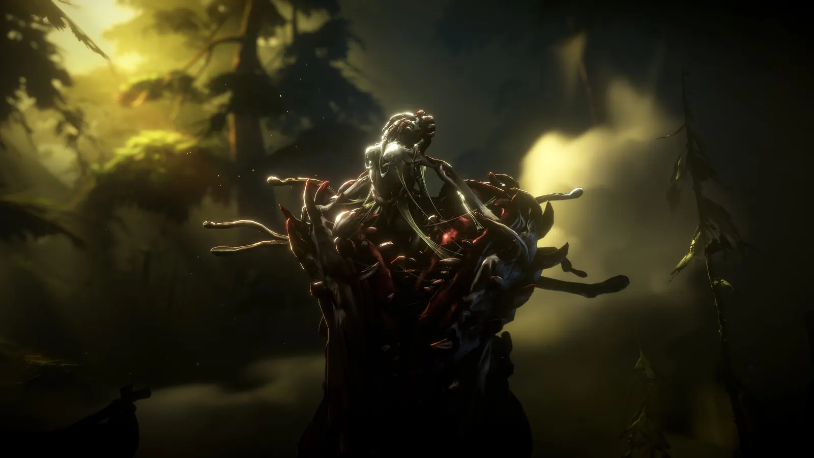 Official screenshot showing a group of differently equipped characters