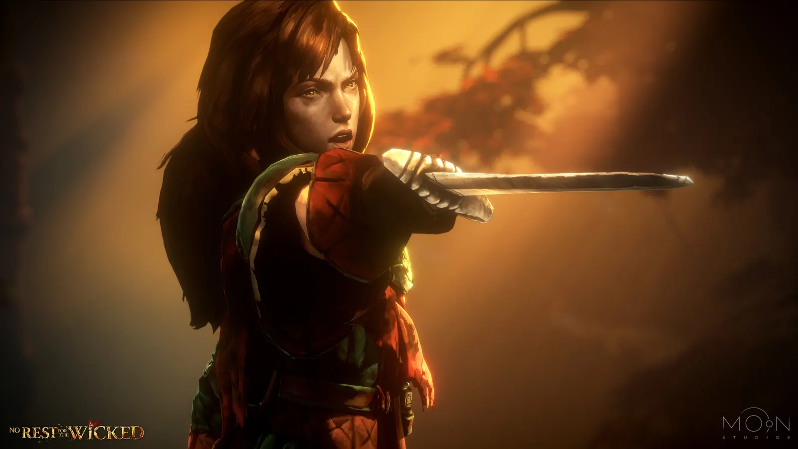Official screenshot showing a lightly armored duelist